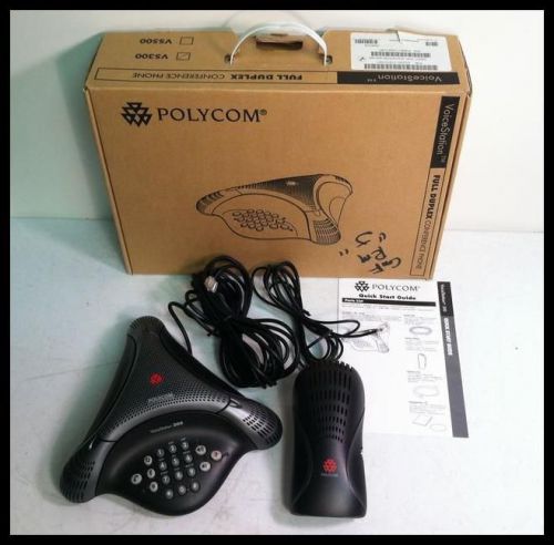 Polycom VoiceStation 300 Audio Conference Phone System - Excellent Condition