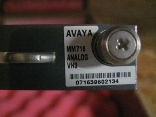 Avaya MM716 VH3 Card 700394703 Analog Media Module