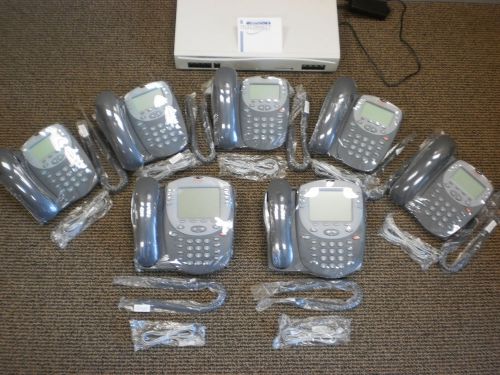 Avaya ip office business voip phone system 406 v2 with (7) 5410 and 5420 phones for sale
