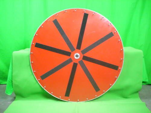 42&#034; Birch Wood Prize Wheel of Fortune with Red Face