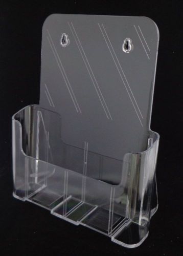 New Brochure Holder Large 8.5 x 11  lucite  (5 Count)