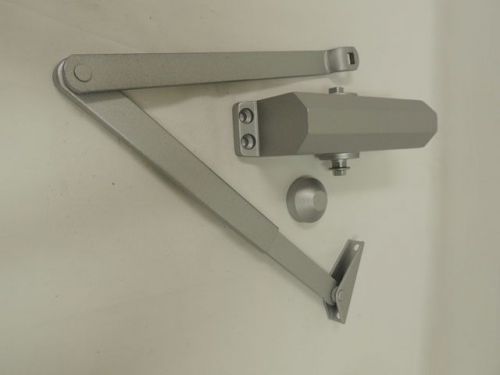 Brand new  15 - 30 kg silver / aluminum finish commercial door closer for sale