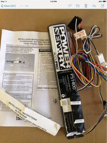 New lithonia fluorescent emergency battery ps1400qd for sale