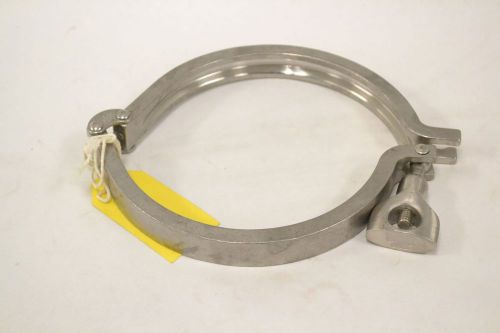 NEW TRI CLOVER COMPONENTS 13MHHM-5 5IN STAINLESS SANITARY CLAMP B322310