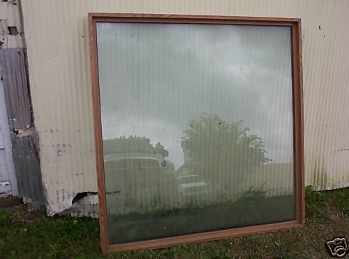 Large Double Pane Window Wood Frame