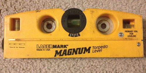 *USED* LaserMark Magnum Torpedo Laser Level WORKING CONDITION