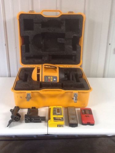 Trimble Spectra Precision Laser Transmitter With Tripod And Rod