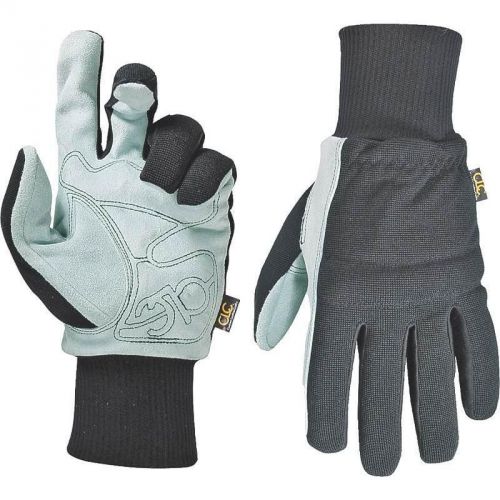 SUEDE GLOVES W/ KNIT WRIST-LG CUSTOM LEATHERCRAFT Gloves - Leather Palm 260L