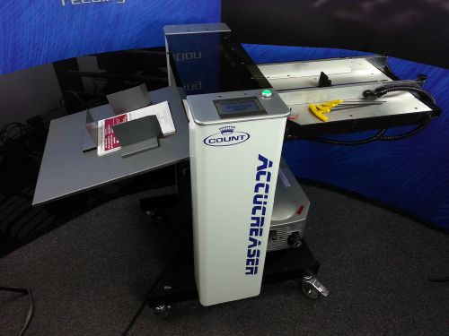 Count accucreaser touch creaser/perforator/feeder - eliminate toner crack! for sale