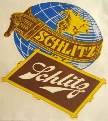 Vintage 1970&#039;s Schlitz  BEER  Iron on TRANSFER