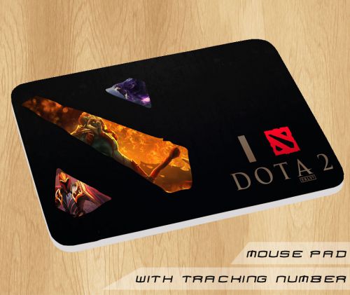 I Love DOTA 2 Logo Mousepad Mouse Pad Mat Hot Gaming Game