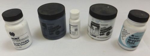 Hunt White Black Speedball Nontoxic Screen Printing Photo Emulsion Sensitizer 5