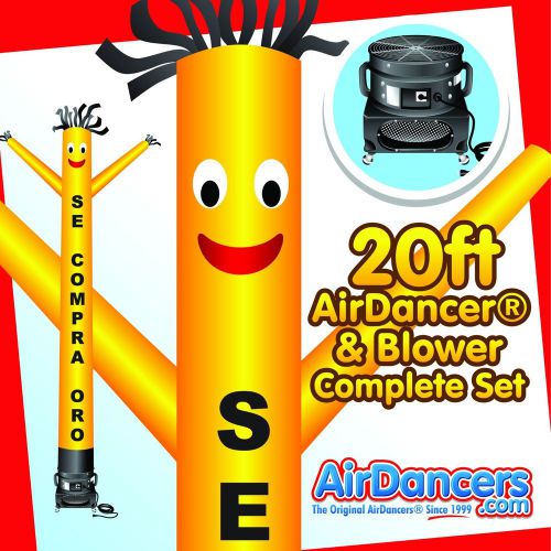 Yellow Se Compra Oro AirDancer® &amp; Blower 20ft Dancing Air Dancer Set