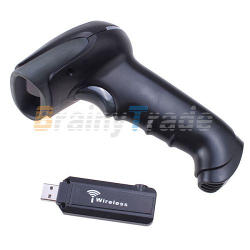 2.4ghz handheld usb wireless automatic laser barcode scanner bar code reader new for sale