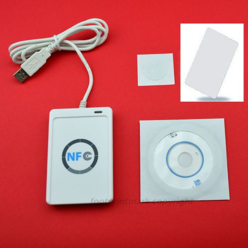 NFC ACR122U RFID Contactless Smart Reader&amp;Writer/USB+SDK+Tag Sticker+MifareCards