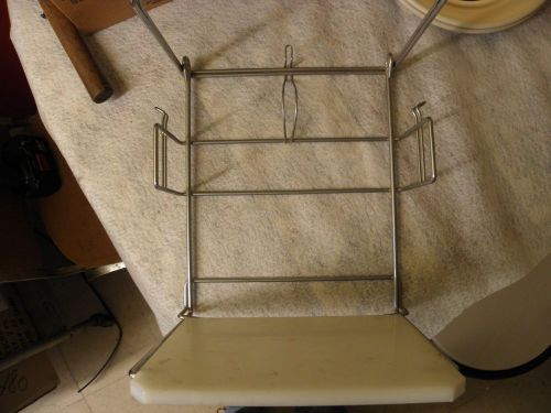 BAG HOLDERS Checkout Store Fixtures USED CHROME Bagger Grocery Supermarket