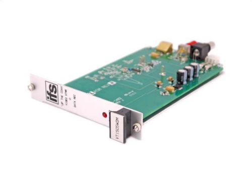 GE ifs VT1505WDM Up The Coax Video XTMR Transmitter Data Receiver Module