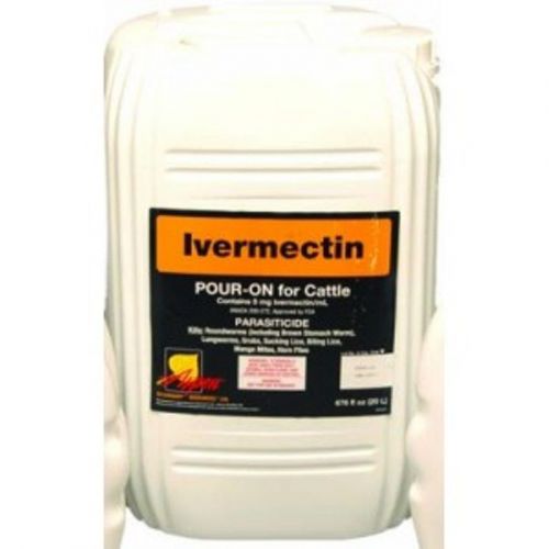 Ivermectin pour on cattle wormer 20 liter internal external parasite control for sale