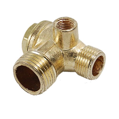 New 0.35&#034; Female Thread Tube Connector Brass Check Valve for Air Compressor