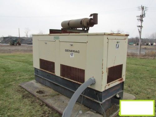 2008 generac 80kw skid mounted w/belly tank - 452 hours for sale