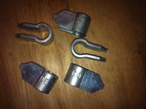 De sta co toggle clamps bolts retainer for 12mm / 1/2&#034; bolts style b 247110 x 5 for sale
