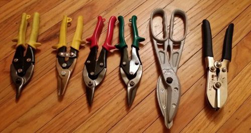 Craftsman/midwest/wiss hvac tools - lot of 6 for sale