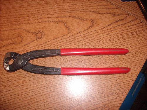 Knipex 1098 straight jaw oetiker squeeze clamp crimper steel plier hand tool for sale