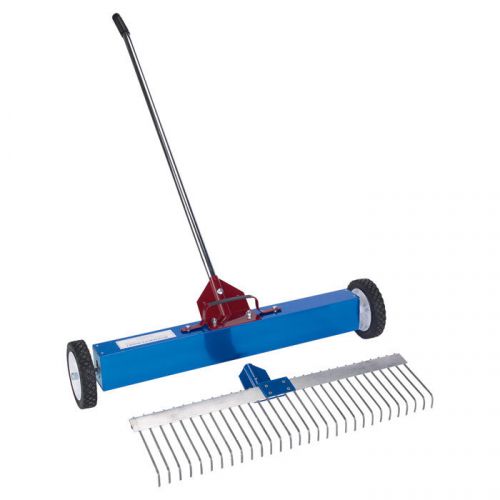 AMK Mfg Rolling Magnetic Sweeper Rake Attachment - 30&#034;