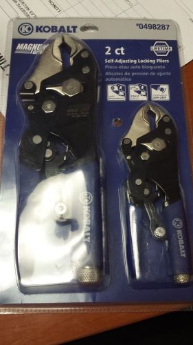 Kobalt 2-piece self adjusting locking pliers item# 498287 upc#820909632948 for sale