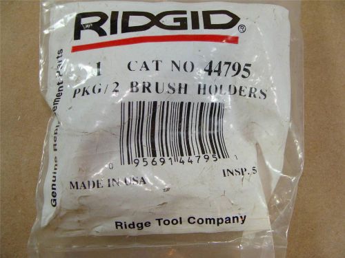 NEW SET OF (2) RIDGID 700 ELECTRIC PIPE THREADER MOTOR BRUSH HOLDERS CAT# 44795