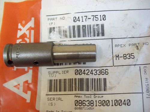 APEX M-835 3/8&#039;&#039; SQUARE DRIVE BIT-HOLDER MAGNETIC- NEW - FREE SHIPPING