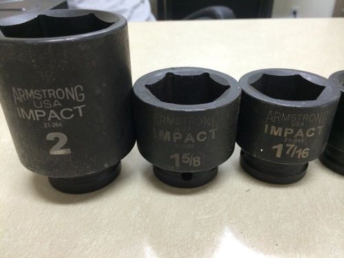 Armstrong impact socket set for sale