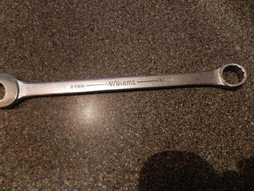 XOEM-24 Combination open end box end wrench, 24mm Williams
