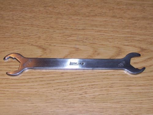 Vintage Lockjaw Stainless Steel Wrench 5/8 - 11/16.. Nice!