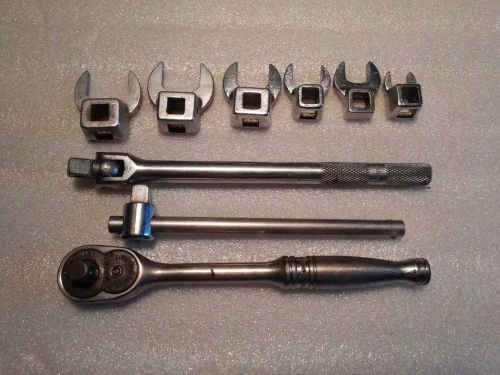 SNAP On TOOLS 6PCS OPEN END CROWFOOT, WRENCHES