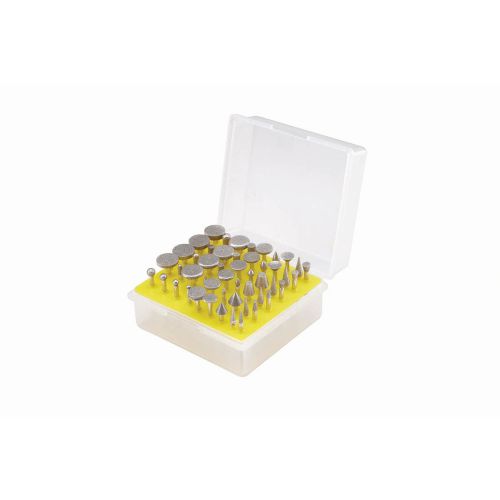 50 Piece Diamond Rotary Point Set, 1/8&#034; Shank, 20862 Rpm Maximum,