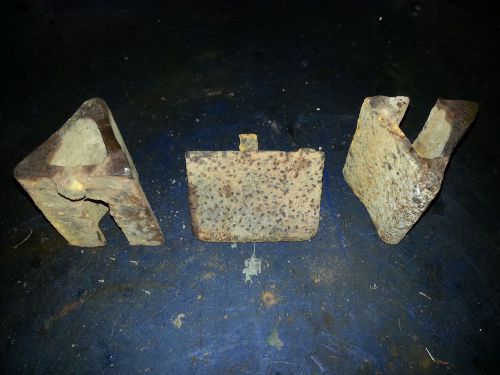 (3) Steel Wheel Tractor Cleats Vintage Antique Classic Farmall Thresher