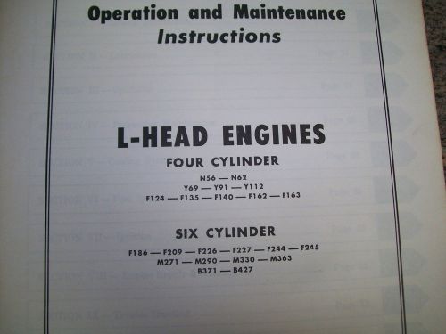 Lincoln Welder SA200  Continental F162 F163 Engine Repair Manual X27053A