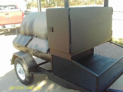 4860 rotisserie bbq grill, smoker, cooker with warming box by heartland cookers for sale