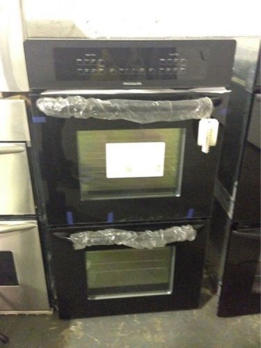Frigidaire 27&#034; ffet2725 black double electric wall oven for sale