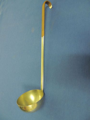 Vollrath 58055 6 oz. stainless steel serving ladle brown cool touch handle for sale