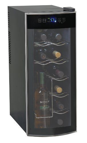 Avanti Ewc-1201 12-bottle Single Zone Wine Cooler Mini Fridge
