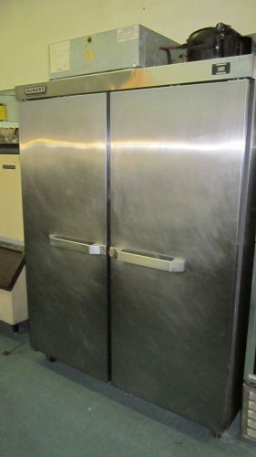 Hobart 4 door walk-through commercial refrigerator