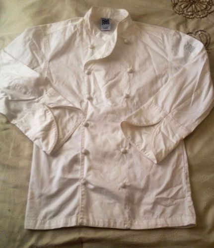NWOT Chef Revival all cotton chef coat mens XS