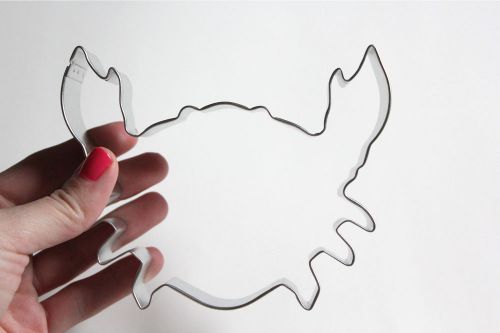 CRAB COOKIE CUTTER METAL FREE SHIPPING