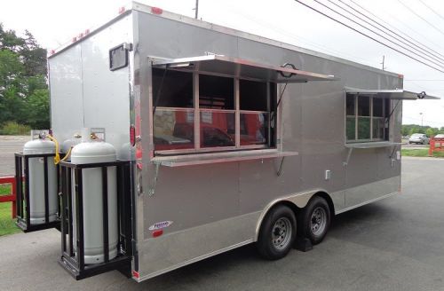 Concession trailer 8.5&#039;x20&#039; siler - vending catering food event for sale