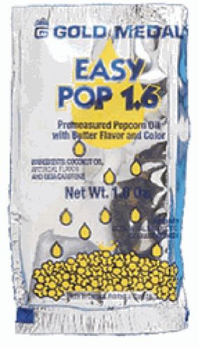 Gold Medal 2636 Easy Pop Oil Popcorn Portion Pack 1 cs