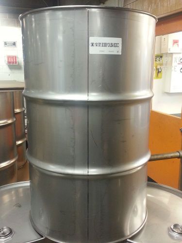 55 gallon 18 gauge tight head 304 stainless steel drum “second” for sale