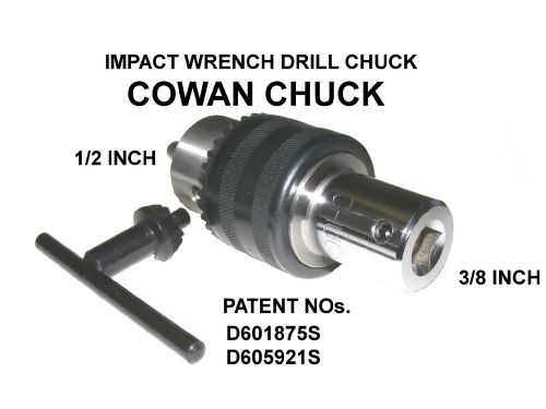 Half inch drill chuck for 3/8&#034; impact wrench for sale