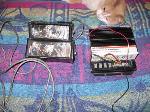code 3 module multi flash remote power supply with strobe in great condition